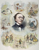 Hans Christian Andersen Fairy Tale Characters Wood Engraving Poster Print