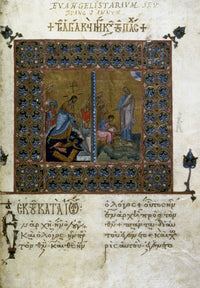 Harrowing of Hell Manuscript Illumination Poster Print by Granger Collection