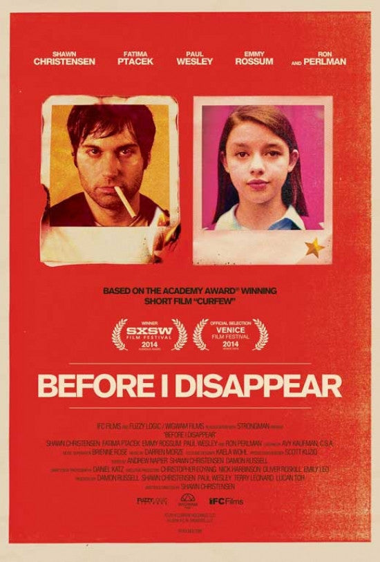 Before I Disappear Movie Poster - 11x17 Print