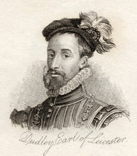 Robert Dudley, Earl of Leicester Historical Fine Art Print