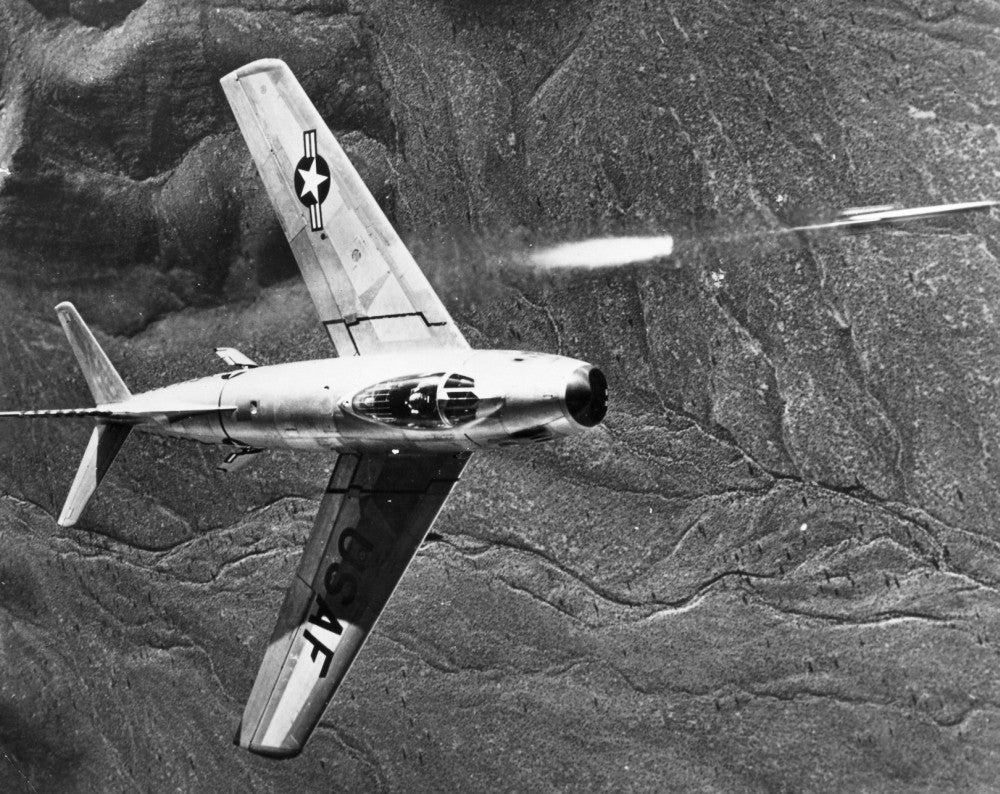F-86 Sabre Jet Fighter Plane Poster Print by Granger Collection