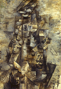 Braque: Man With A Guitar Fine Art Print by Georges Braque