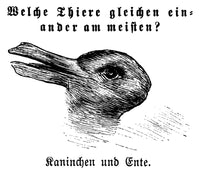Optical Illusion: Rabbit or Duck? 1892 Fine Art Print by Science Source