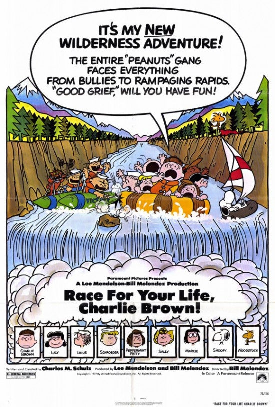 Race For Your Life, Charlie Brown Movie Poster Print (27x40)