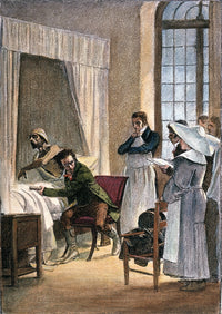 Rene Laennec - French Physician and Stethoscope Inventor Fine Art Print