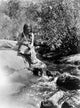 California Miwok Man Photograph Print by Edward Curtis - 1924