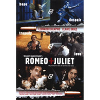 Romeo and Juliet Movie Poster Print - 27 x 40, classic Shakespeare art.