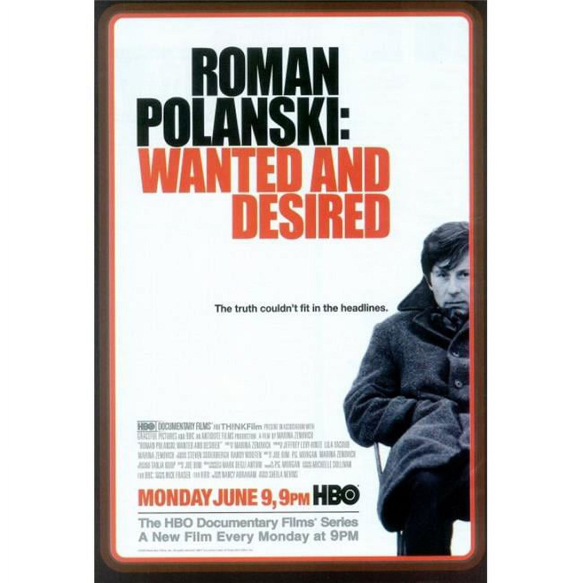 Roman Polanski: Wanted and Desired movie poster print 27x40