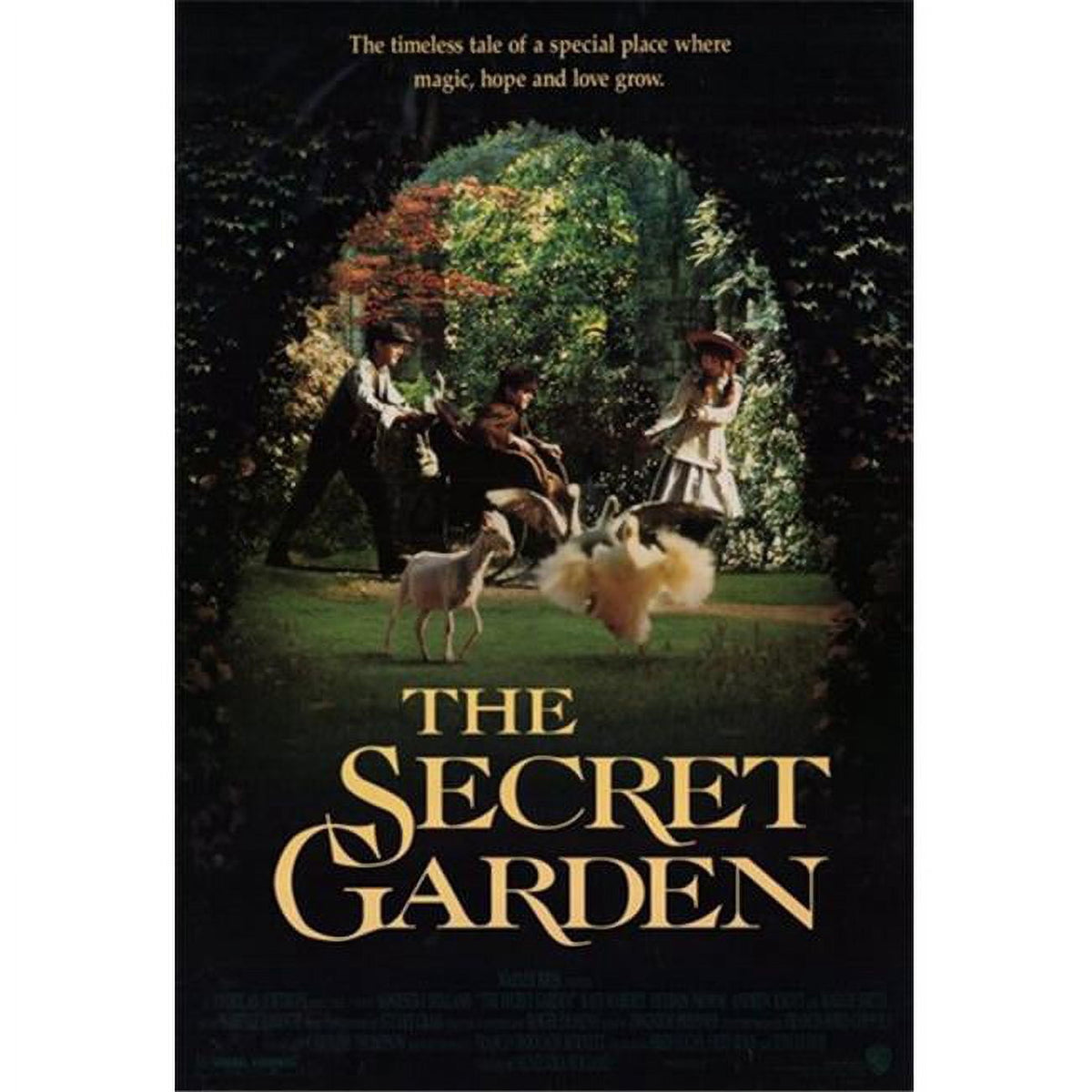 The Secret Garden movie poster 11x17 print featuring vibrant imagery.