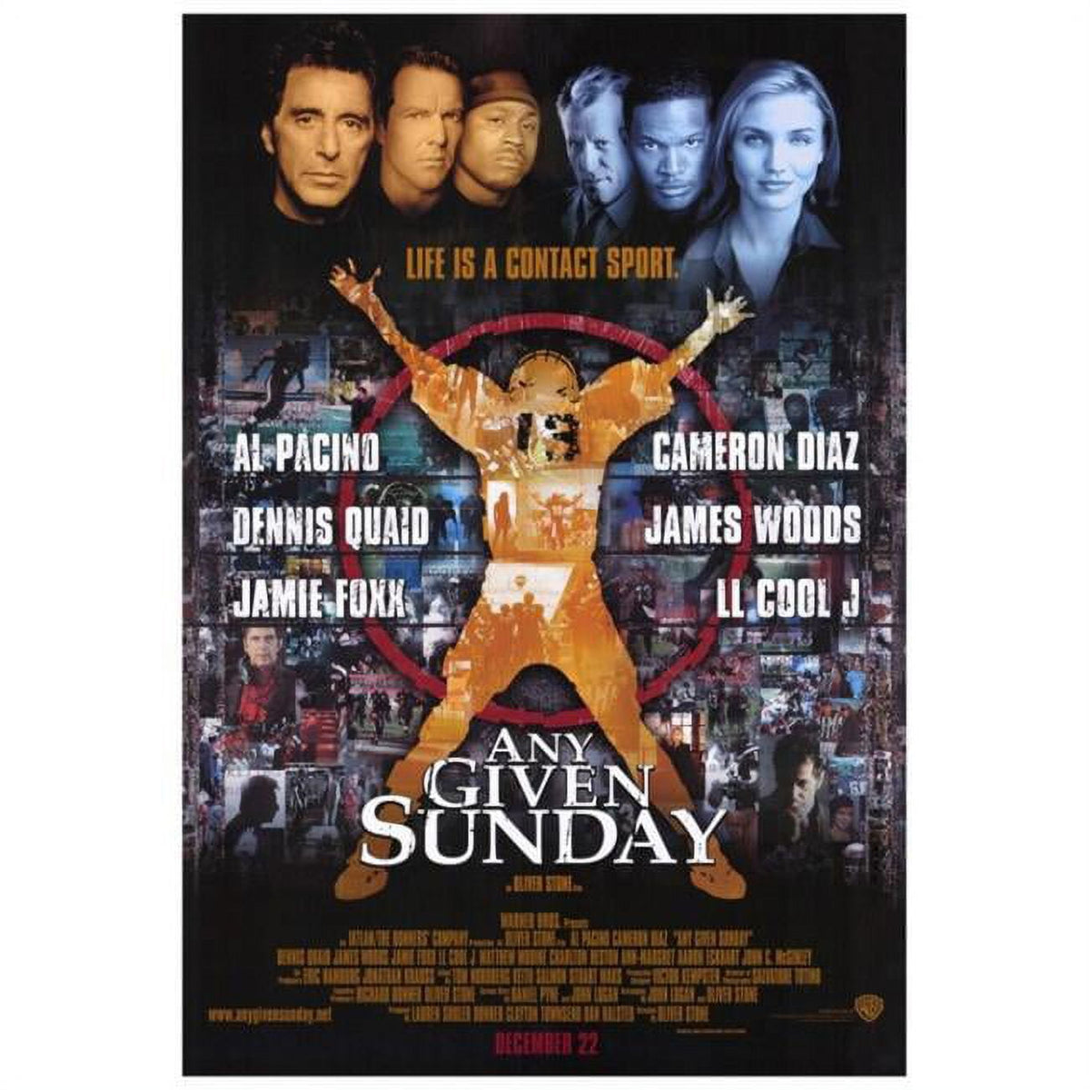 Any Given Sunday Movie Poster Print - 27x40