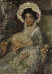 The Woman - Dutch Oil Painting Poster Print by Simon C.