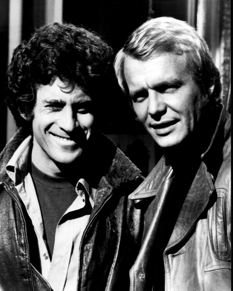 Paul Michael Glaser and David Soul Starsky and Hutch black and white photo print