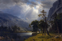 Mount Starr King Yosemite Fine Art Print by Albert Bierstadt, showcasing stunning natural landscapes.