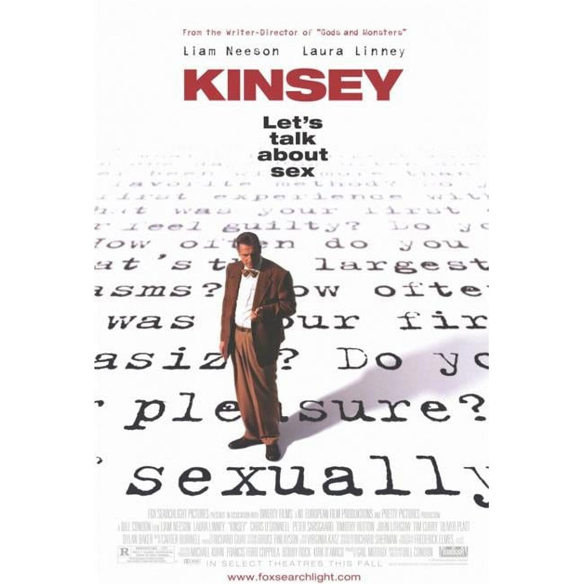 Kinsey Movie Poster Print in 27x40 size, vibrant colors and details.