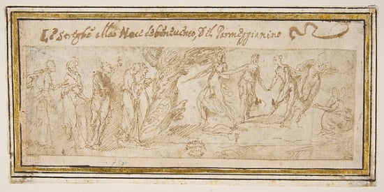 The Witches at the Walnut Tree of Benevento Poster Print by Guglielmo della Porta