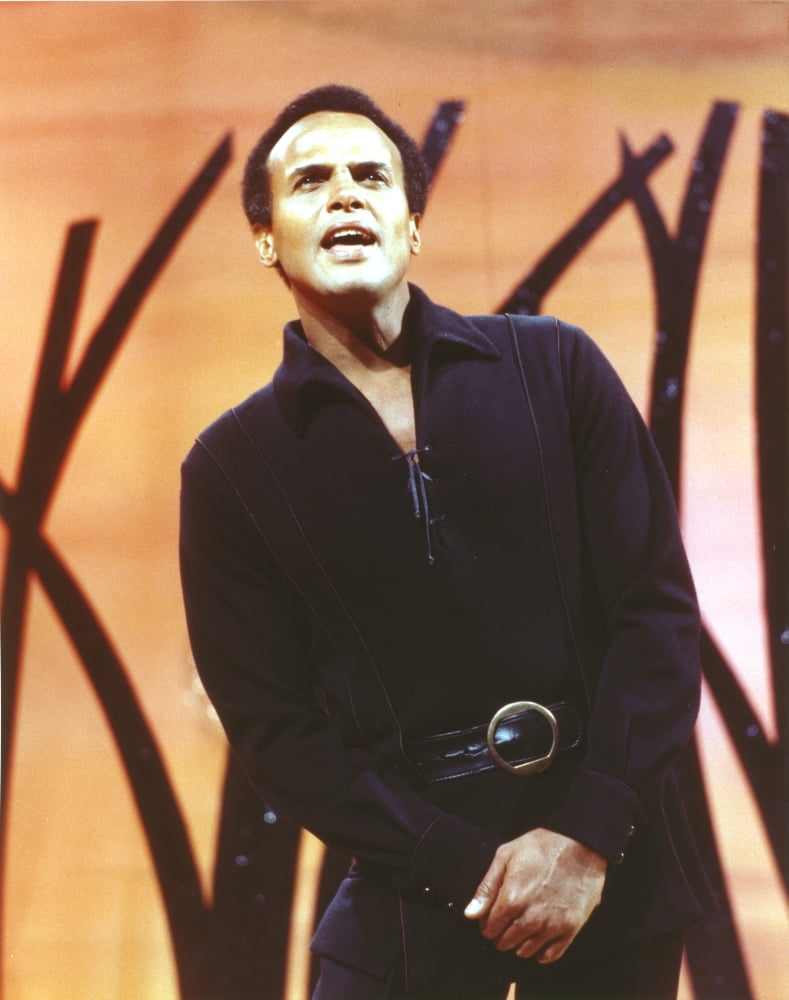 Harry Belafonte classic photo print in black suit