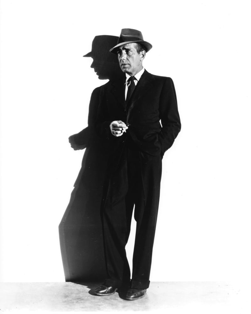 Humphrey Bogart classic photo print in a suit
