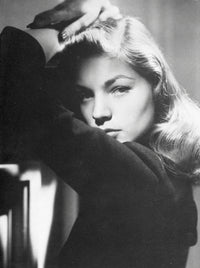 Lauren Bacall Classic Photo Print showcasing Hollywood elegance.