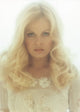 Sally Struthers posed portrait photo print in white dress