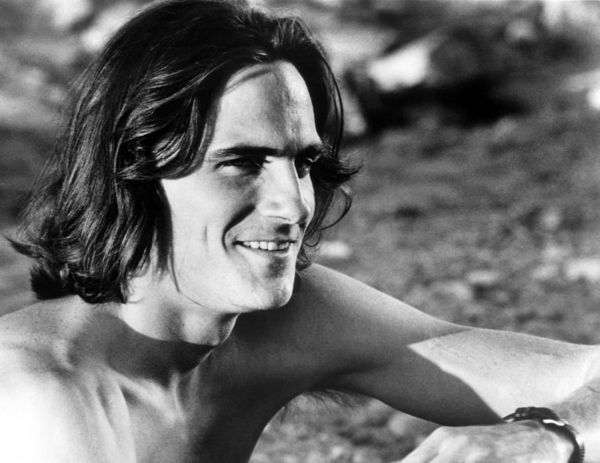 Two-Lane Blacktop movie poster print featuring James Taylor, 1971.