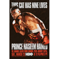 Prince Naseem Hamed vs Manuel Calvo boxing match poster 11x17