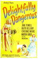Delightfully Dangerous movie masterprint poster featuring Jane Powell and Ralph Bellamy.