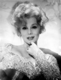 Classic portrait photo print of Eva Gabor, capturing her timeless beauty.