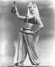 Black and white photo print of Barbara Eden from I Dream of Jeannie.
