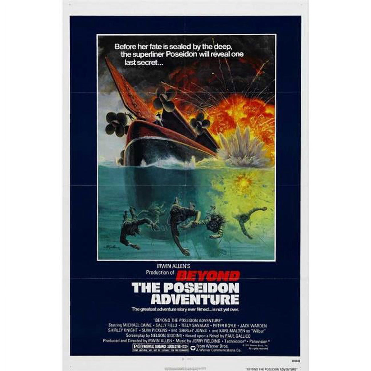 Beyond the Poseidon Adventure movie poster print 27x40