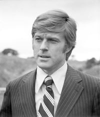 Robert Redford classic photo print capturing Hollywood charm.