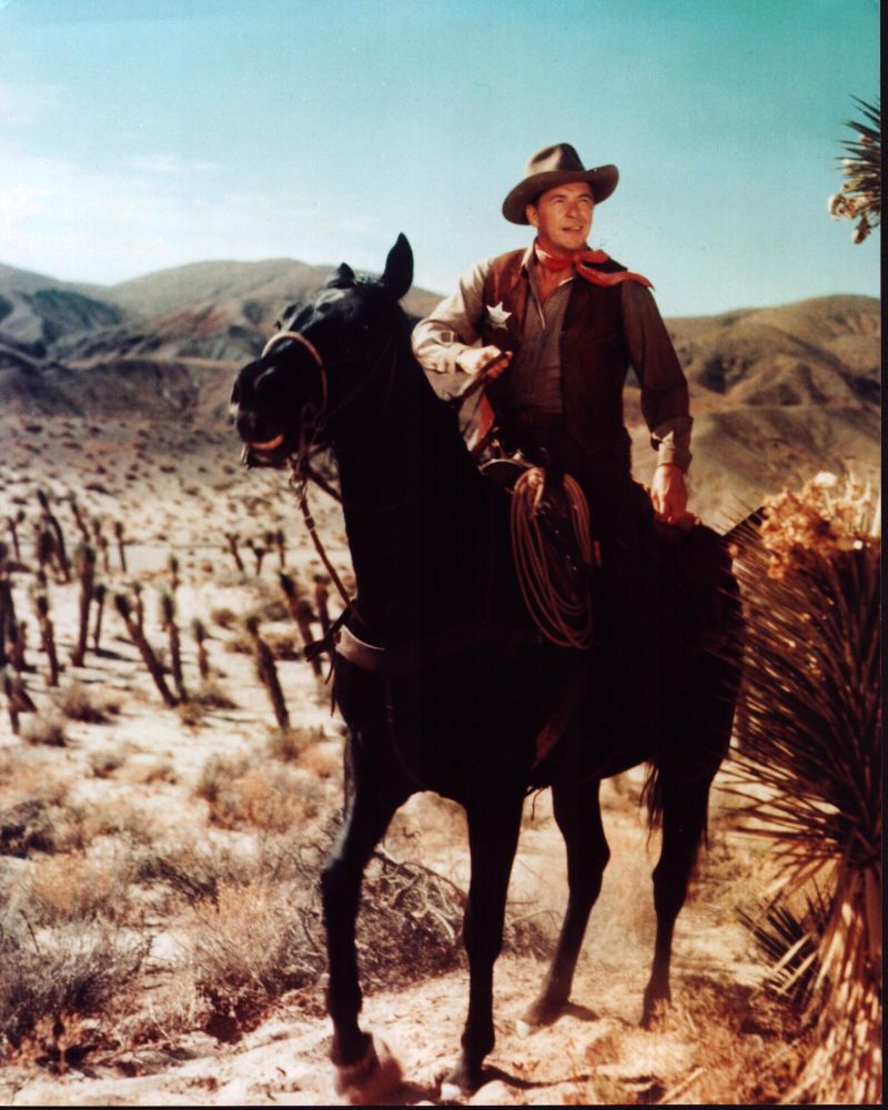 Ronald Reagan Riding Horse Photo Print - Law and Order Theme
