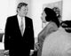 Coretta Scott King talking with Swedish Prime Minister Olof Palme historical photo print.