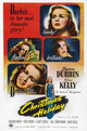 Christmas Holiday movie poster print featuring Deanna Durbin, 1944, 11x17 inches.