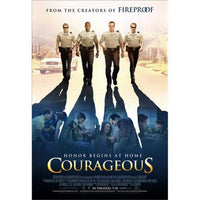 Courageous Movie Poster in 11x17 size featuring inspirational design.