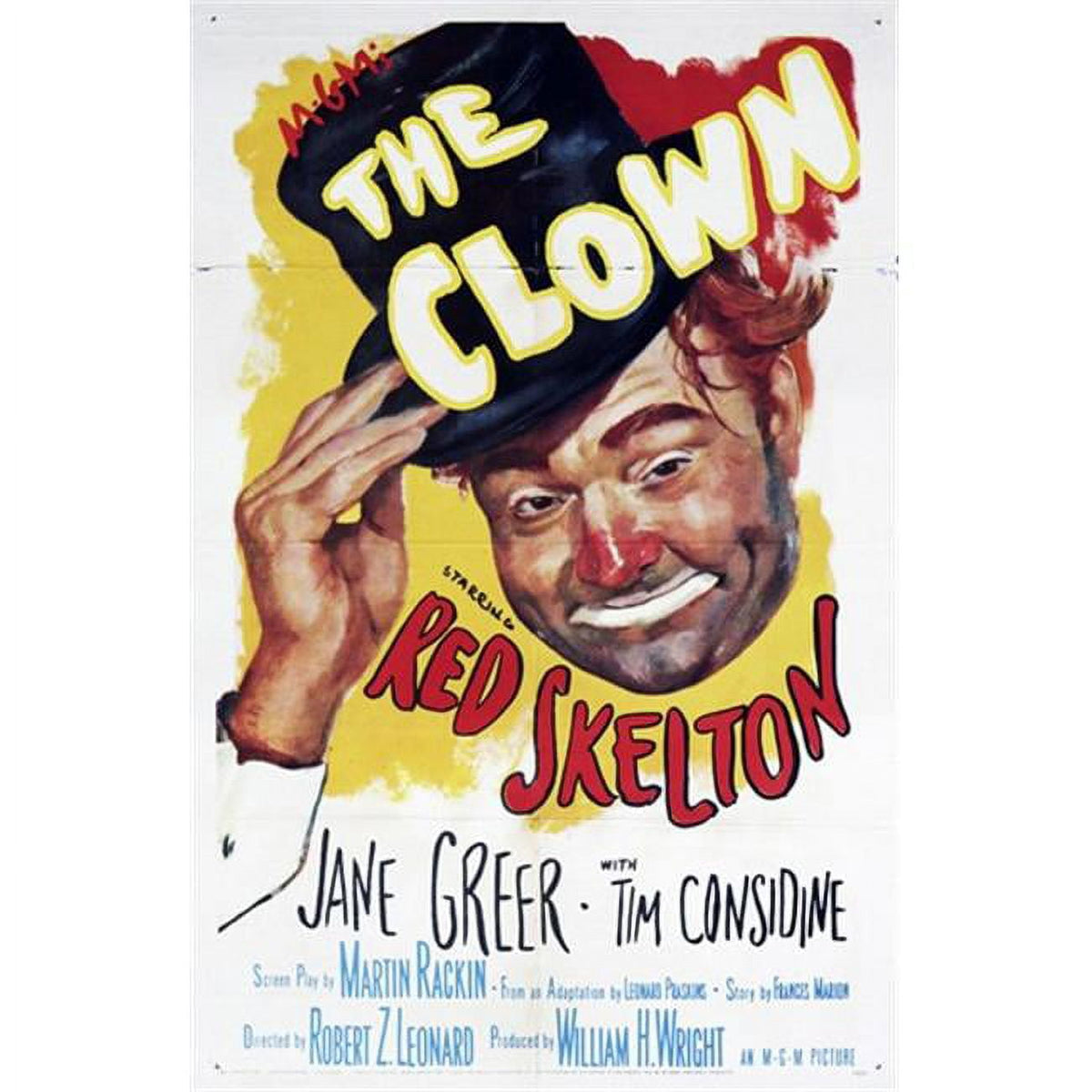 Clown Movie Poster 11x17 print showcasing vibrant colors and playful design.