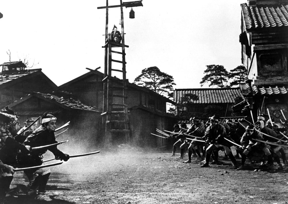 Yojimbo Toshiro Mifune 1961 Photo Print on Scaffold