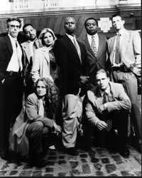 Black and white photo print of Homicide: Life On The Street cast.