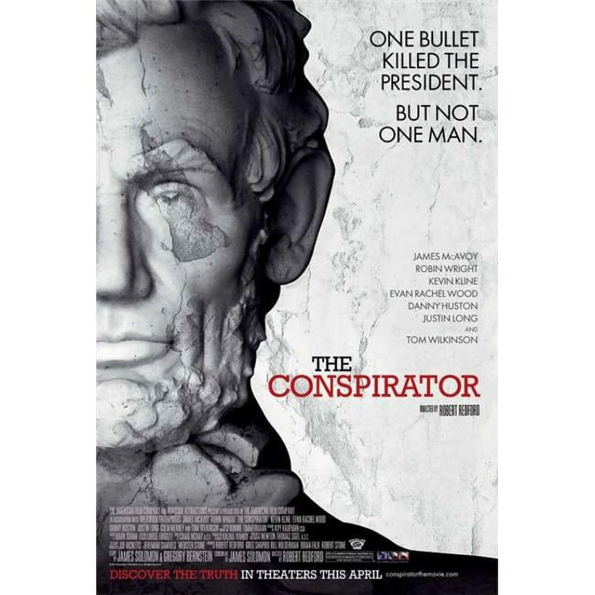 The Conspirator Movie Poster Print 27x40 for home decor.