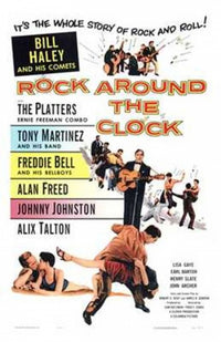 Rock Around the Clock classic movie poster in 11x17 size.