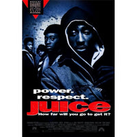 Juice Movie Poster Print featuring vibrant design and iconic imagery.