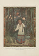 Wassilissa Puts the Skull on a Stick Poster Print by Ivan Bilibin