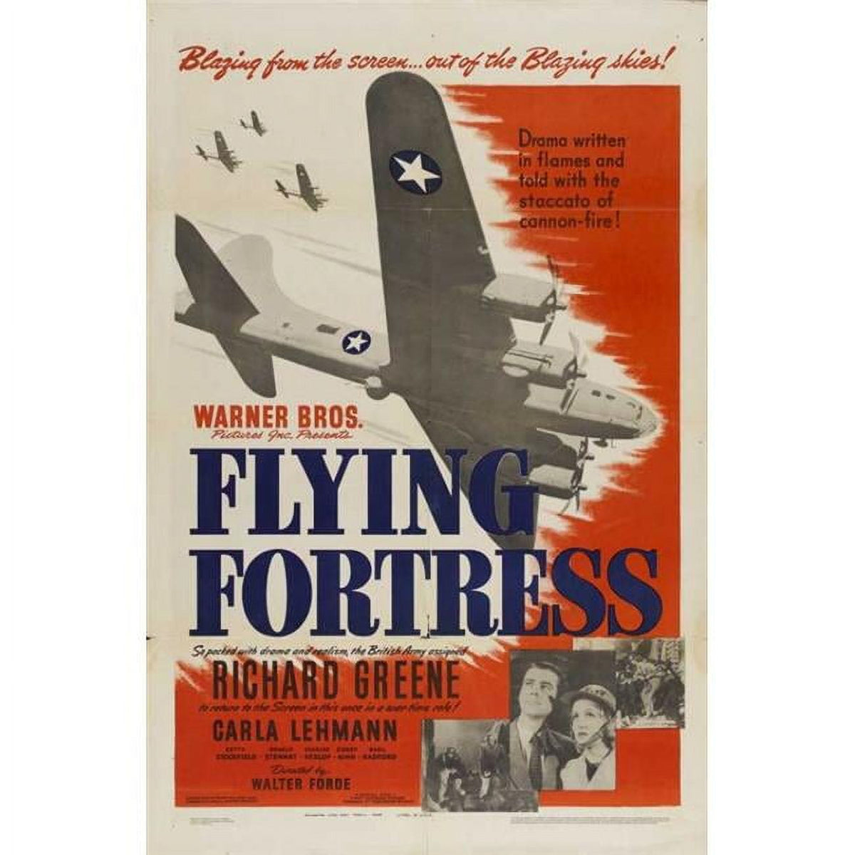 Flying Fortress Movie Poster Print in 27x40 size.