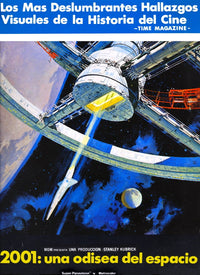 Space Odyssey 1968 movie poster - Spanish language art print
