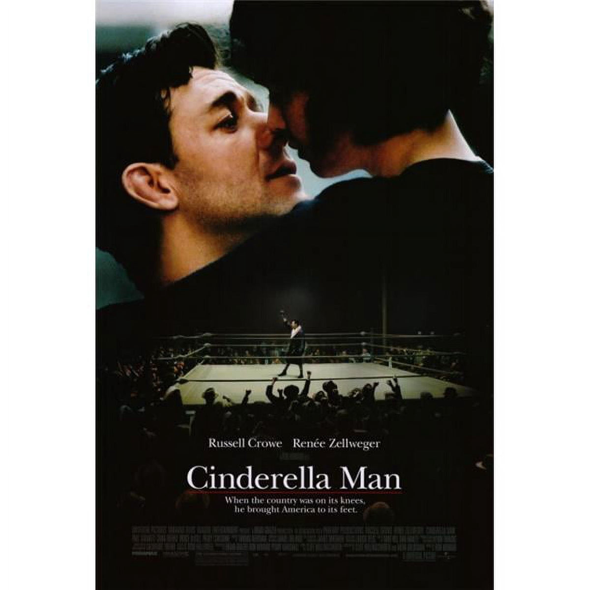 Cinderella Man Movie Poster Print 27x40 for home décor