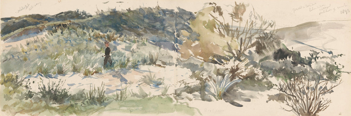 Duinlandschap art print by Jan Hoynck van Papendrecht, serene landscape artwork.