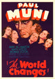 The World Changes Center movie poster print featuring Paul Muni 1933