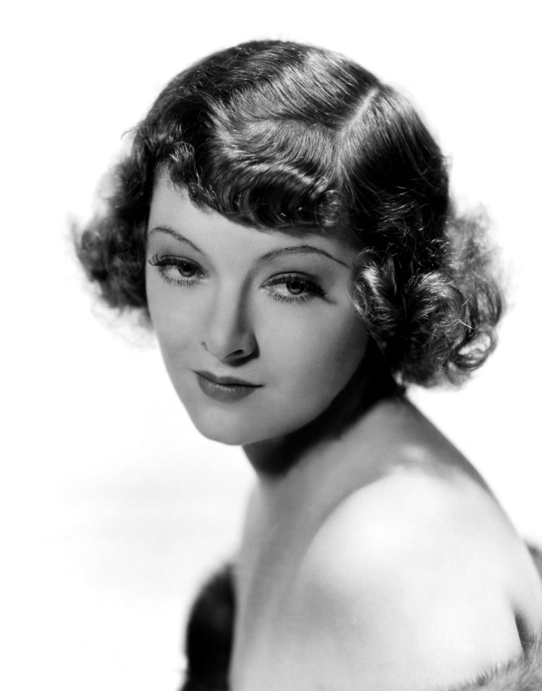 Myrna Loy 1930s vintage portrait photo print.