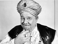 Burl Ives wearing a turban photo print, available in multiple sizes.