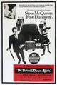 The Thomas Crown Affair movie poster print featuring Steve McQueen and Faye Dunaway.