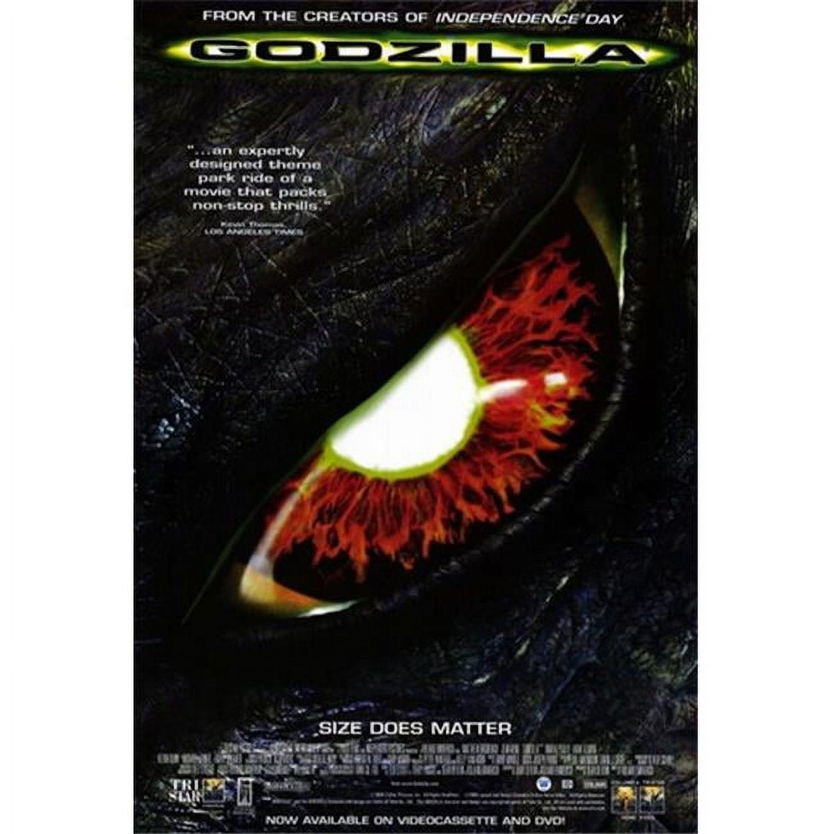 Godzilla Movie Poster 11x17 print showcasing the iconic monster.